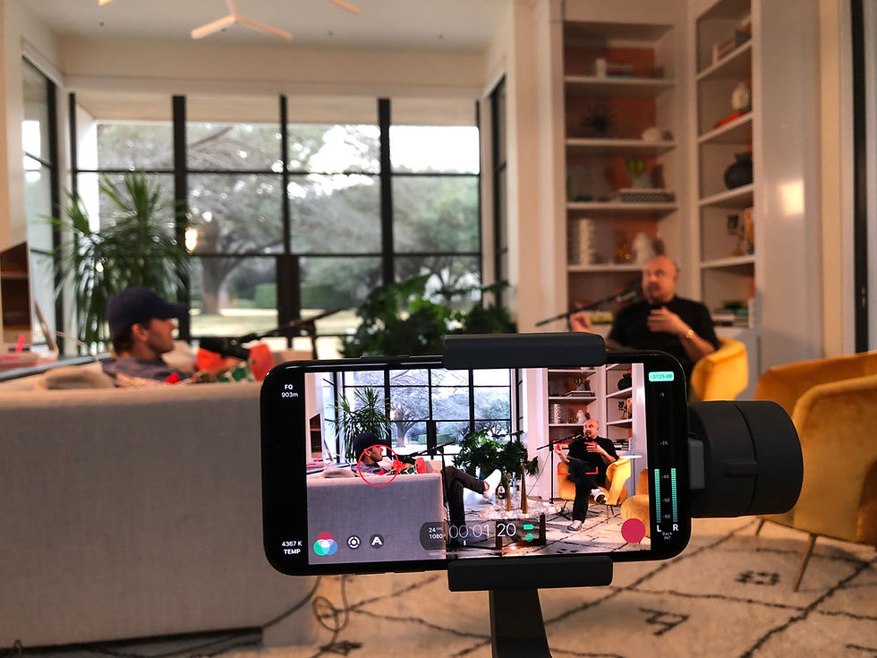 Tony Romo on Camera